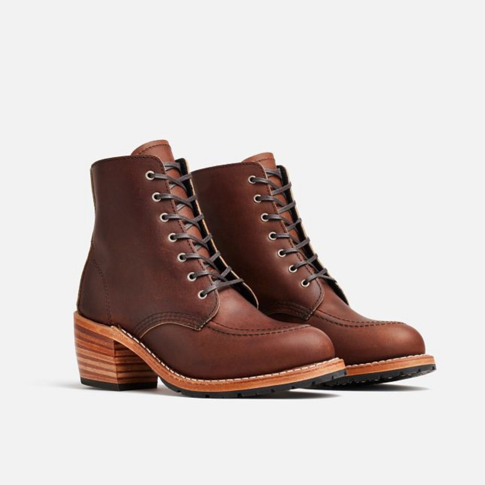 Red Wing Heeled Leather Boots W 7.5